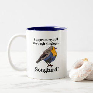 Robin Redust Songbird Zweifarbige Tasse