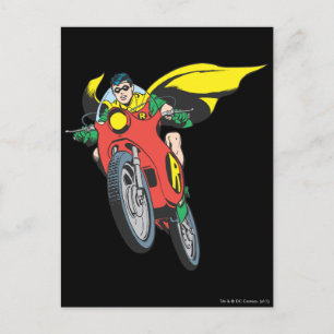 Robin Rides 2 Postkarte