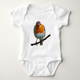 Robin-Rot-Brust Baby Strampler