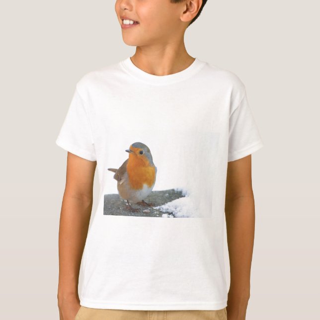 Robin-Rot-Brust T-Shirt (Vorderseite)