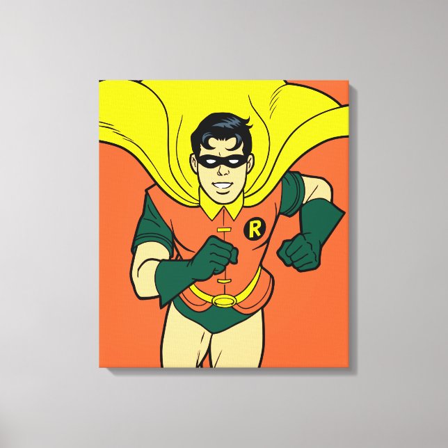 Robin Running Leinwanddruck (Vorderseite)