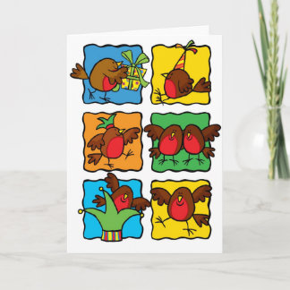 Robin-Spaß Feiertagskarte