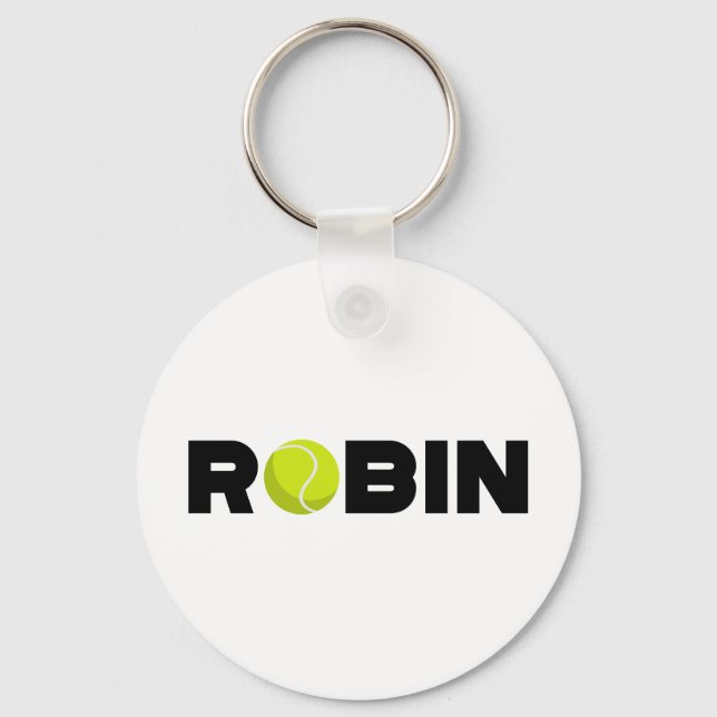 Robin Tennis Schlüsselanhänger (Vorderseite)