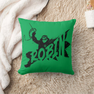 Robin-Tuschpinsel-Name Kissen