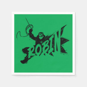 Robin-Tuschpinsel-Name Serviette