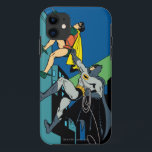 Robin und Batman Climb Case-Mate iPhone Hülle<br><div class="desc">Batman TV Series (1966)</div>