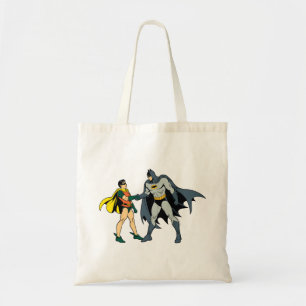 Robin und Batman Handschlag Tragetasche