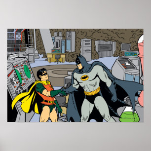 Robin und Batman Handshake Poster