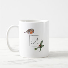 Robin und Holly Christmas Tasse