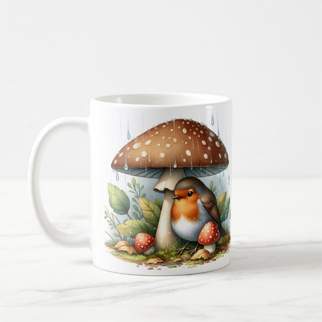 Robin Under Pilroom Umbrella Kaffeetasse (Links)