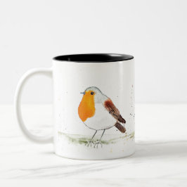 Robin Wassercolor Zweifarbige Tasse