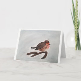 Robin Weihnachts-Karte Feiertagskarte