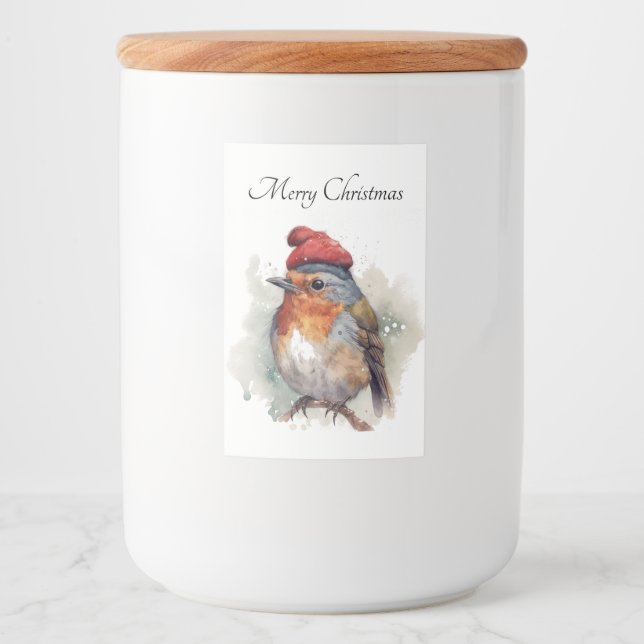 Robin Winter Delight, Brauch Lebensmitteletikett (Vorderseite)