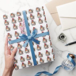 Robin Winter Delight Geschenkpapier