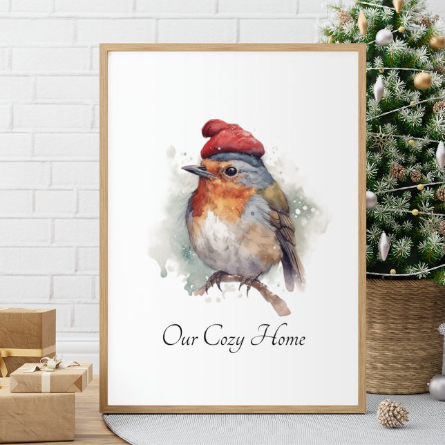 Robin Winter Delight, individuell Poster (Von Creator hochgeladen)