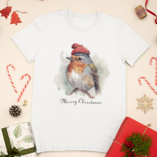Robin Winter Delight, individuell T-Shirt