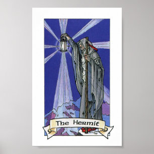Robin Wood Tarot - Major 09 The Hermit Poster