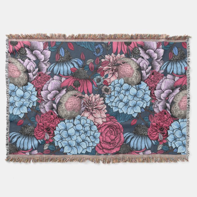 Robinen im Garten 3 Decke (Vorderseite)