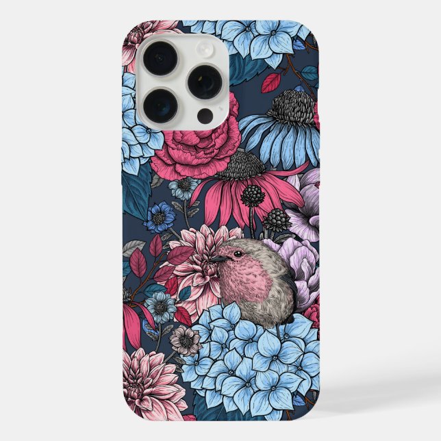 Robinen im Garten 3 iPhone Hülle (Rückseite)