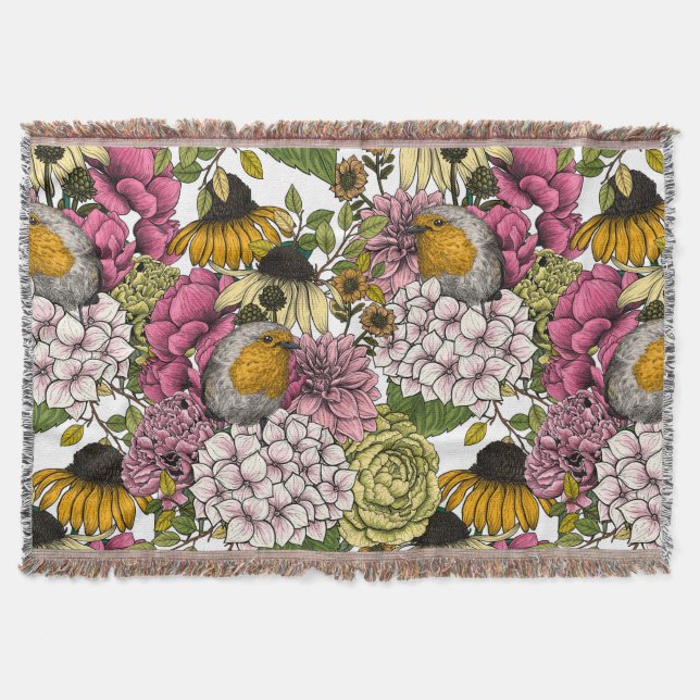 Robinen im Garten Decke (Vorderseite)