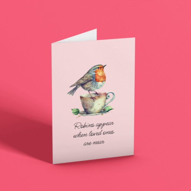 Robins Appear Sympathy Card Karte (Von Creator hochgeladen)