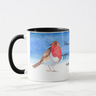 Robins Aquarell hinzufügen Tasse