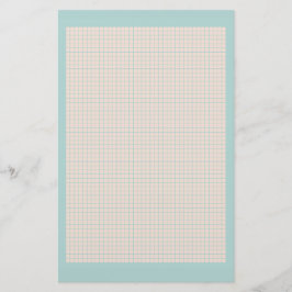 Robins blaues und rosa Gitterbriefpapier Eies Briefpapier