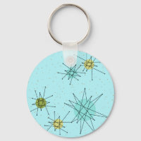 Robin's Egg Blue Atomic Sternexplosion Button Schl