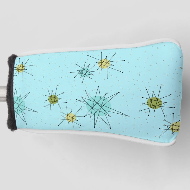 Robin's Egg Blue Atomic Sternexplosion Putter Cove Golf Headcover (Vorderseite)