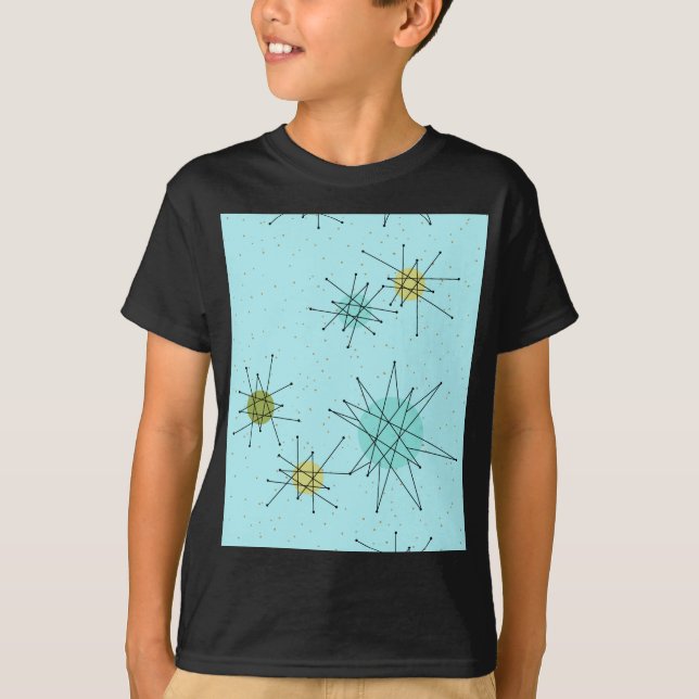 Robin's Egg Blue Atomic Sternexplosion T - Shirt (Vorderseite)