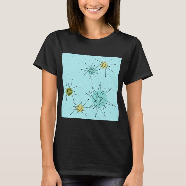 Robin's Egg Blue Atomic Sternexplosion T - Shirt (Vorderseite)