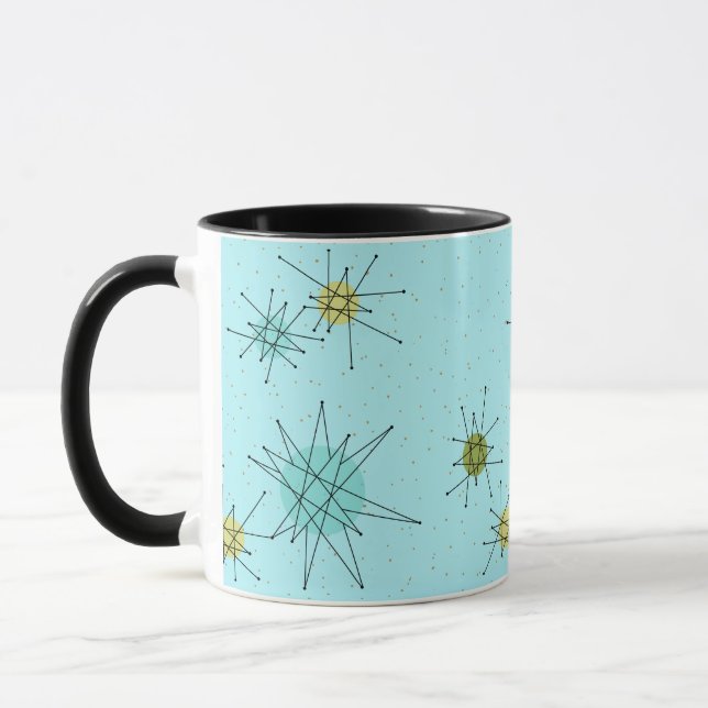 Robin's Egg Blue Atomic Sternexplosion Tasse (Links)