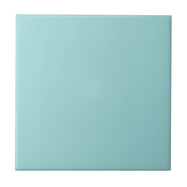 Robin's Egg Blue Decor Fliese (Vorderseite)