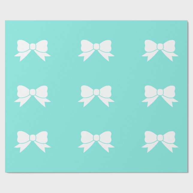 Robins egg Blue Inspiriert Matte Wrapping Paper Geschenkpapier (Flach)
