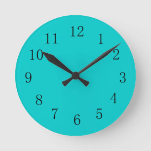 Robins Egg Blue Kitchen Wall Clock Runde Wanduhr