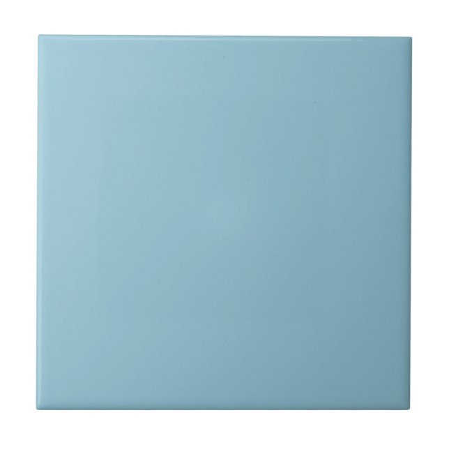 Robin's Egg Blue Minimalistisch Spring & Summer De Fliese (Vorderseite)