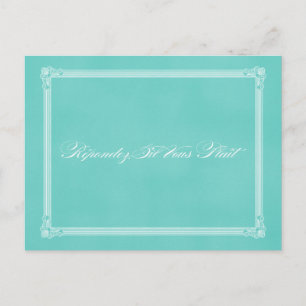 Robin's Egg Blue Poster Style UAWG Postkarte