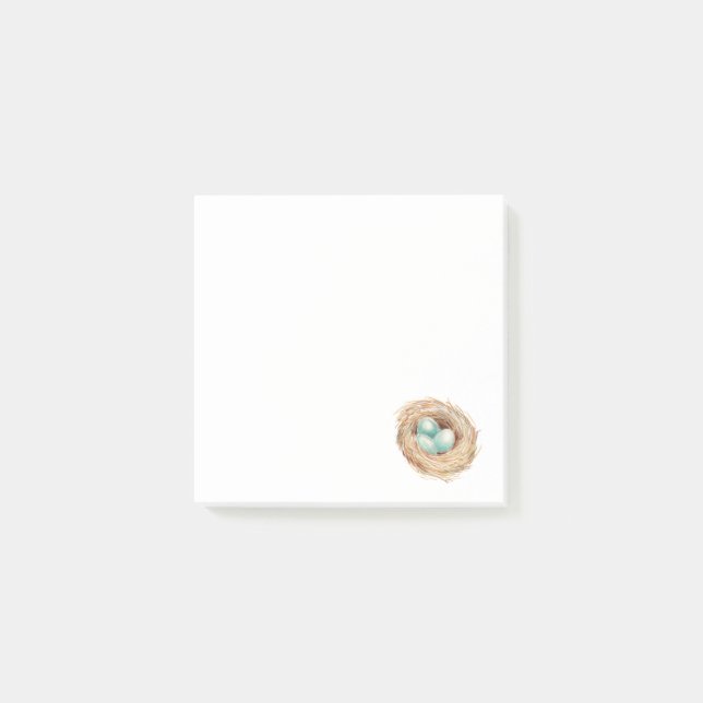 Robins Egg Nest Post it Notes Office Küche Post-it Klebezettel (Vorderseite)