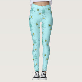 Robins Ei-blaue AtomSternexplosion-Leggings Leggings