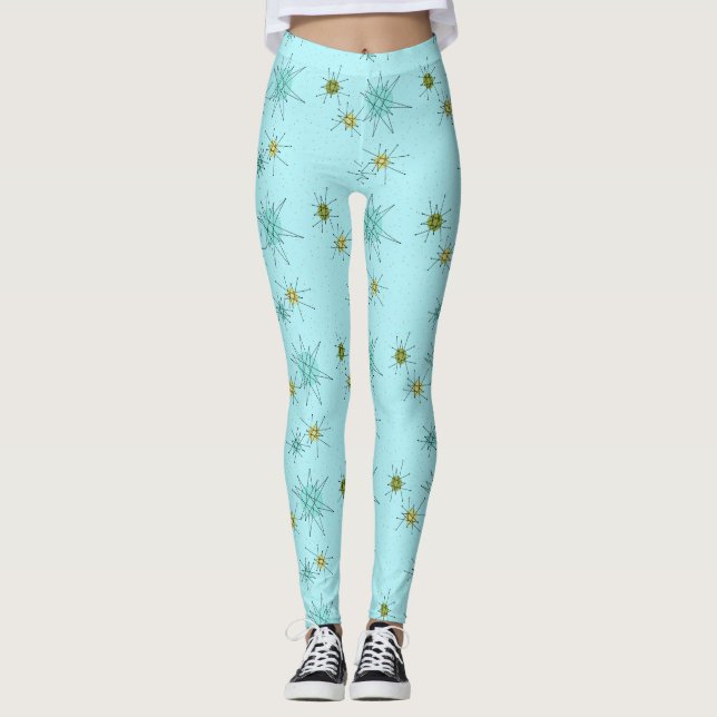 Robins Ei-blaue AtomSternexplosion-Leggings Leggings (Vorderseite)