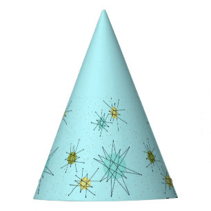 Robin's Ei Blue Atomic Sternexplosionen Party Hat Partyhütchen