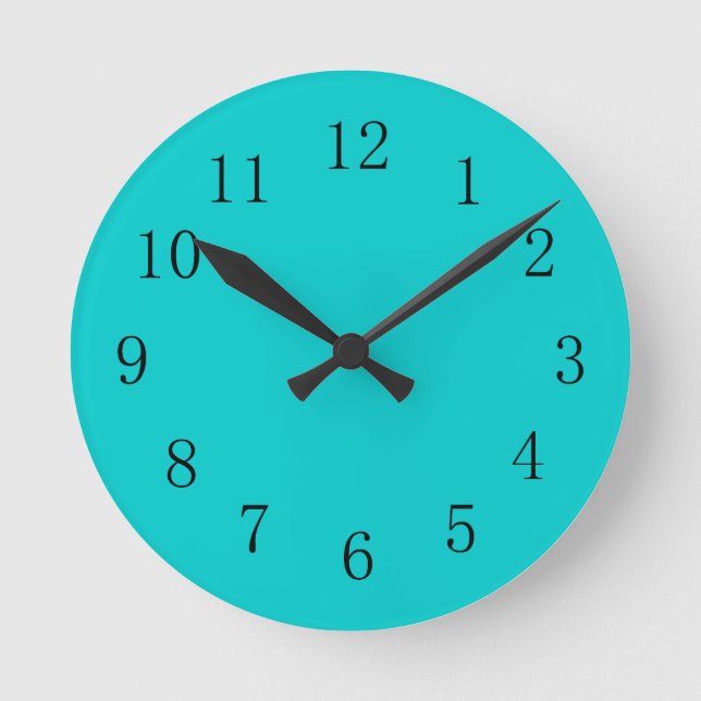 Robins Ei Blue Kitchenette Uhr (Vorderseite)