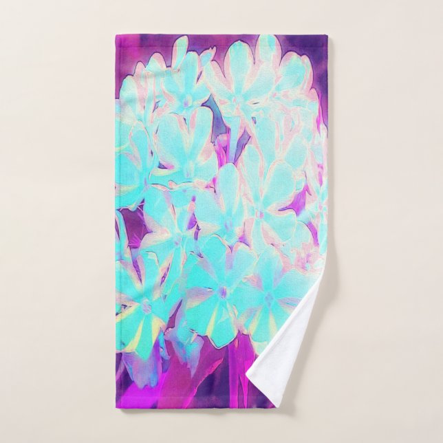 Robin's Ei Blue Peppermint Drehung Phlox Blume Handtuch (Handtuch)