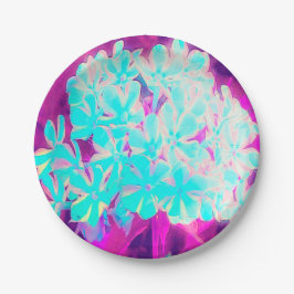 Robin's Ei Blue Peppermint Drehung Phlox Blume Pappteller