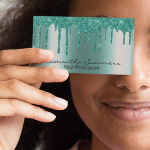 Robin's Ei Blue Tropfens Metal sehen einzigartig a Visitenkarte