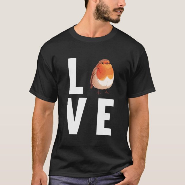Robins Liebhaber Robin T-Shirt (Vorderseite)
