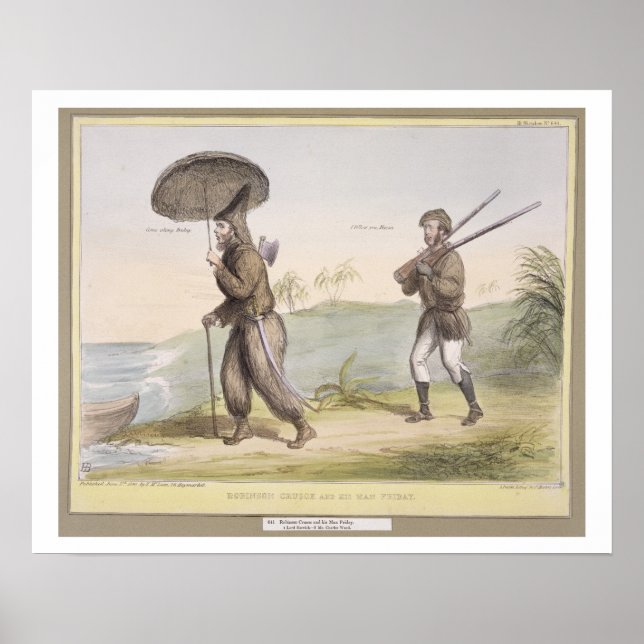 Robinson Crusoe und sein Mann Freitag (HB Sketches Poster (Vorne)