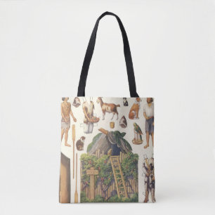 Robinson Crusoe, Vintage viktorianische Papierspie