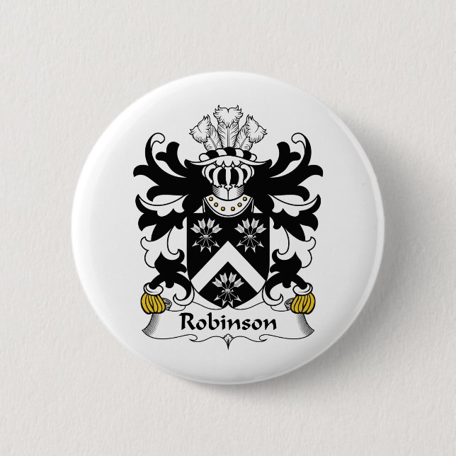Robinson-Familienwappen Button (Vorderseite)