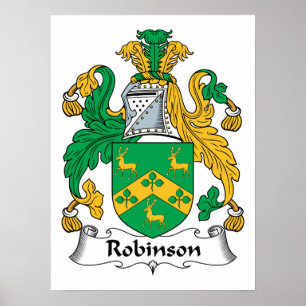 Robinson Familienwappen Poster